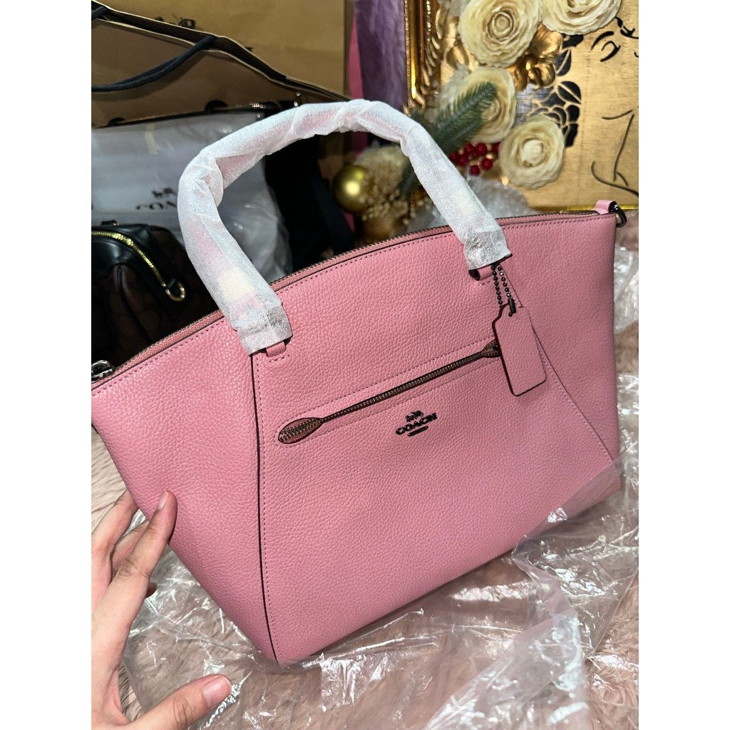 ORIG & IMPORTED CCH Prairie Satchel Bag in True Pink