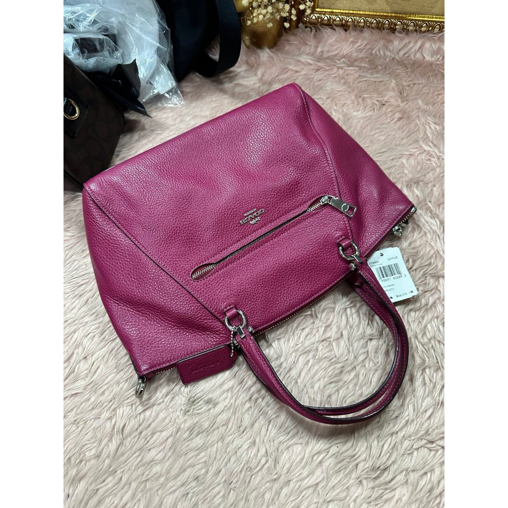 ORIG & IMPORTED CCH Prairie Satchel Bag in Fuschia Pink