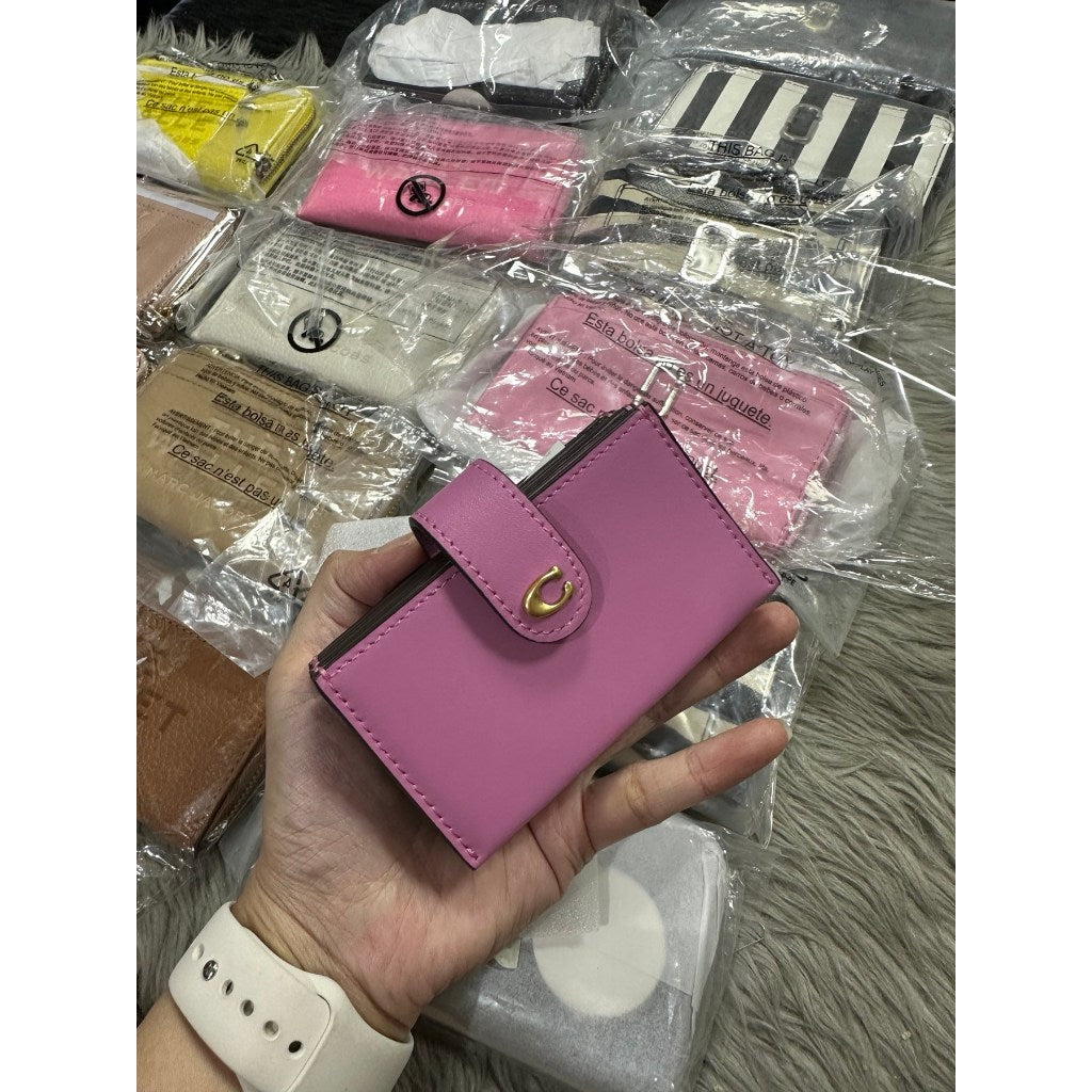 ORIG & IMPORTED CCH Retail Essential Multi Card Holder Small Wallet Pink