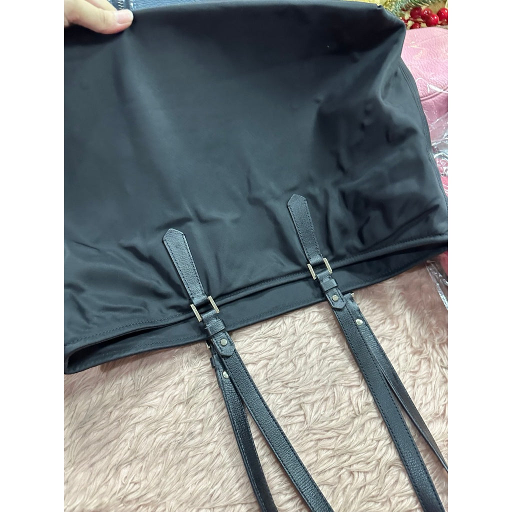 ORIG Preloved KS Taylor Medium Tote Nylon Black Bag