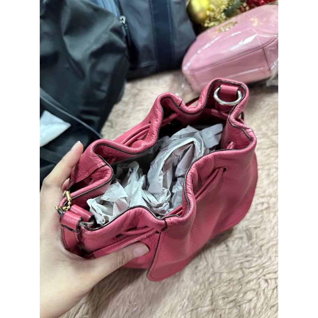 ORIG Preloved RARE CCH Drawstring Crossbody Petal Pink Bag