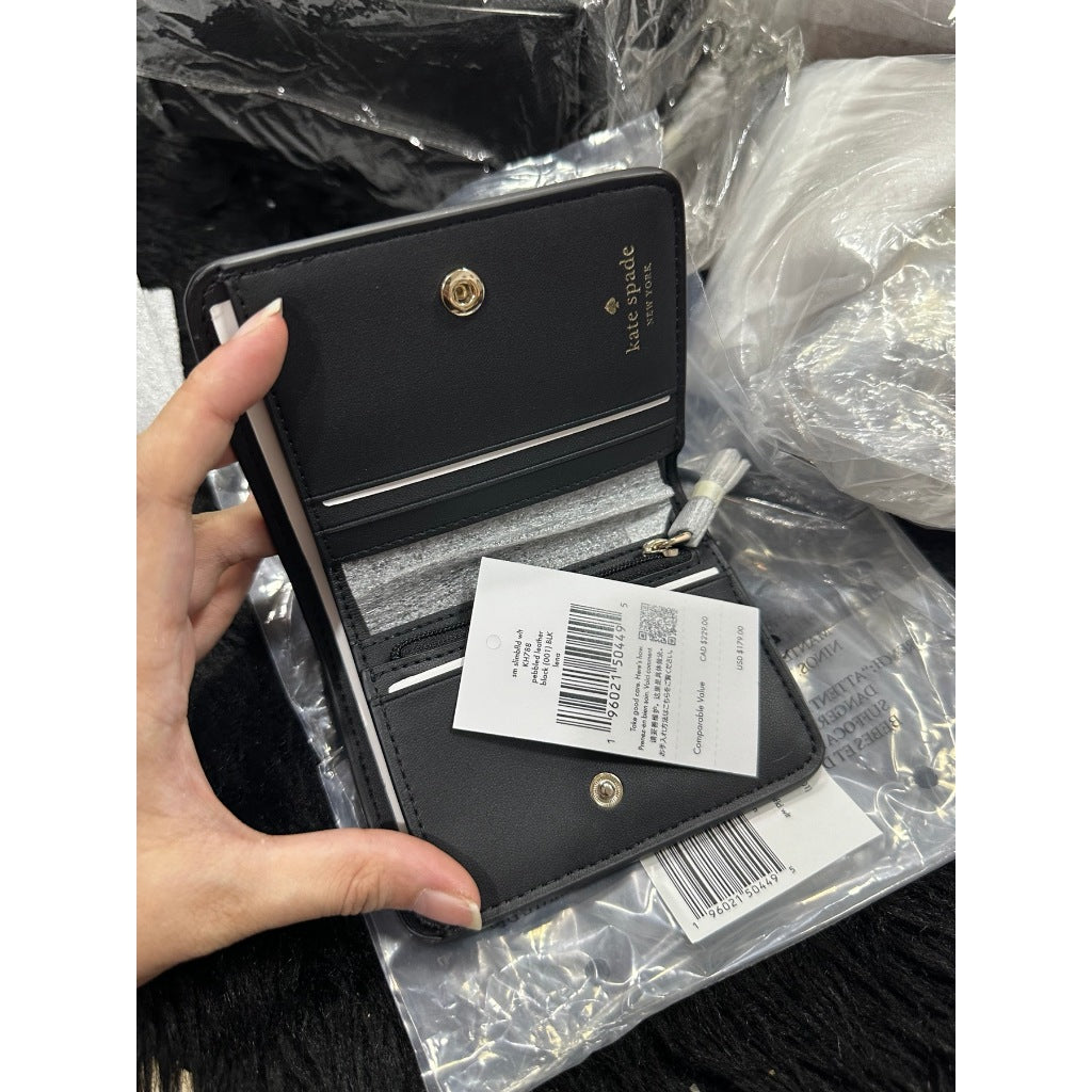 ORIG & IMPORTED KS Lena Small Bifold Wallet in Black Brown Pink Green Red