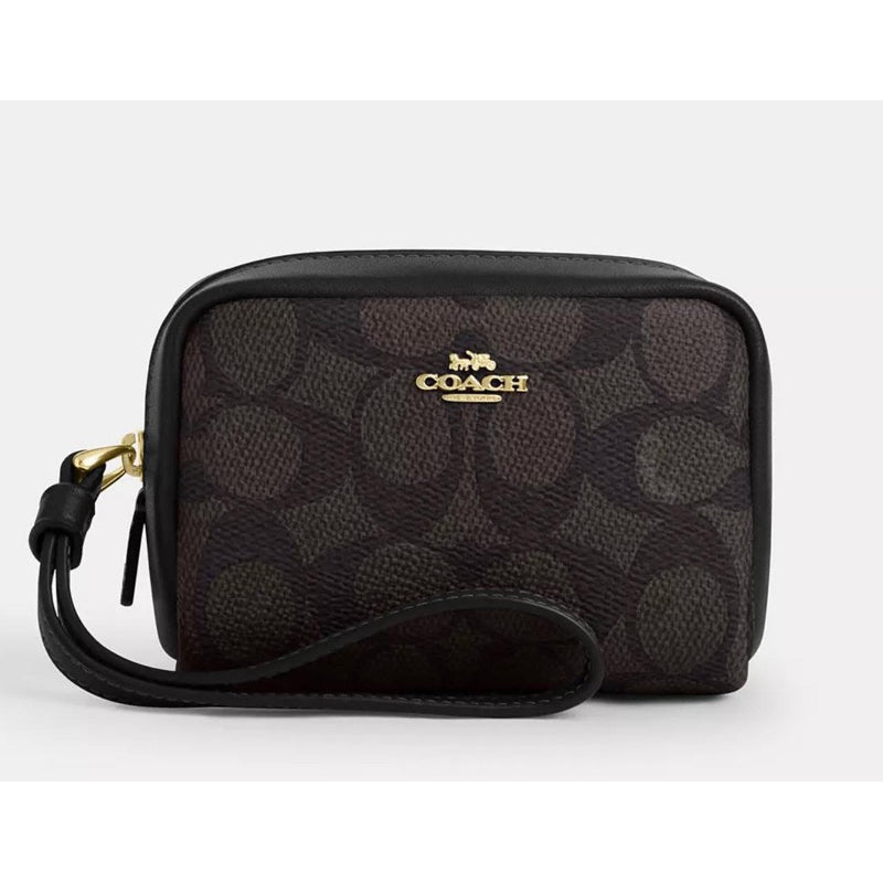 ORIG & IMPORTED CCH Pouch Wristlet Wallet In Signature Canvas