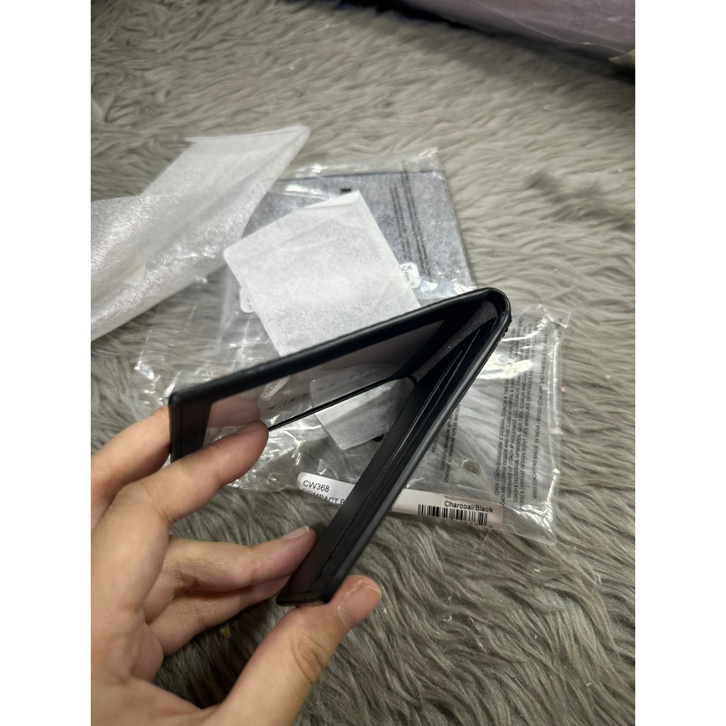 ORIG & IMPORTED CCH Compact Small Slim Bifold Men's Wallet Black