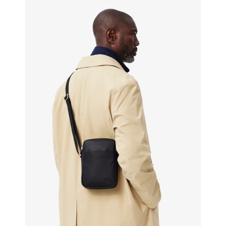 ORIG & IMPORTED LCT Men's Classic Slim Vertical Satchel Camera Black Bag