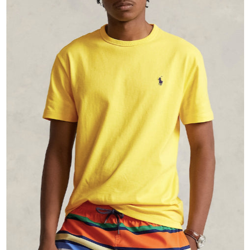 ORIG & IMPORTED Ralph RL Classic Fit Heavyweight Jersey Men Shirt in Canary Yellow