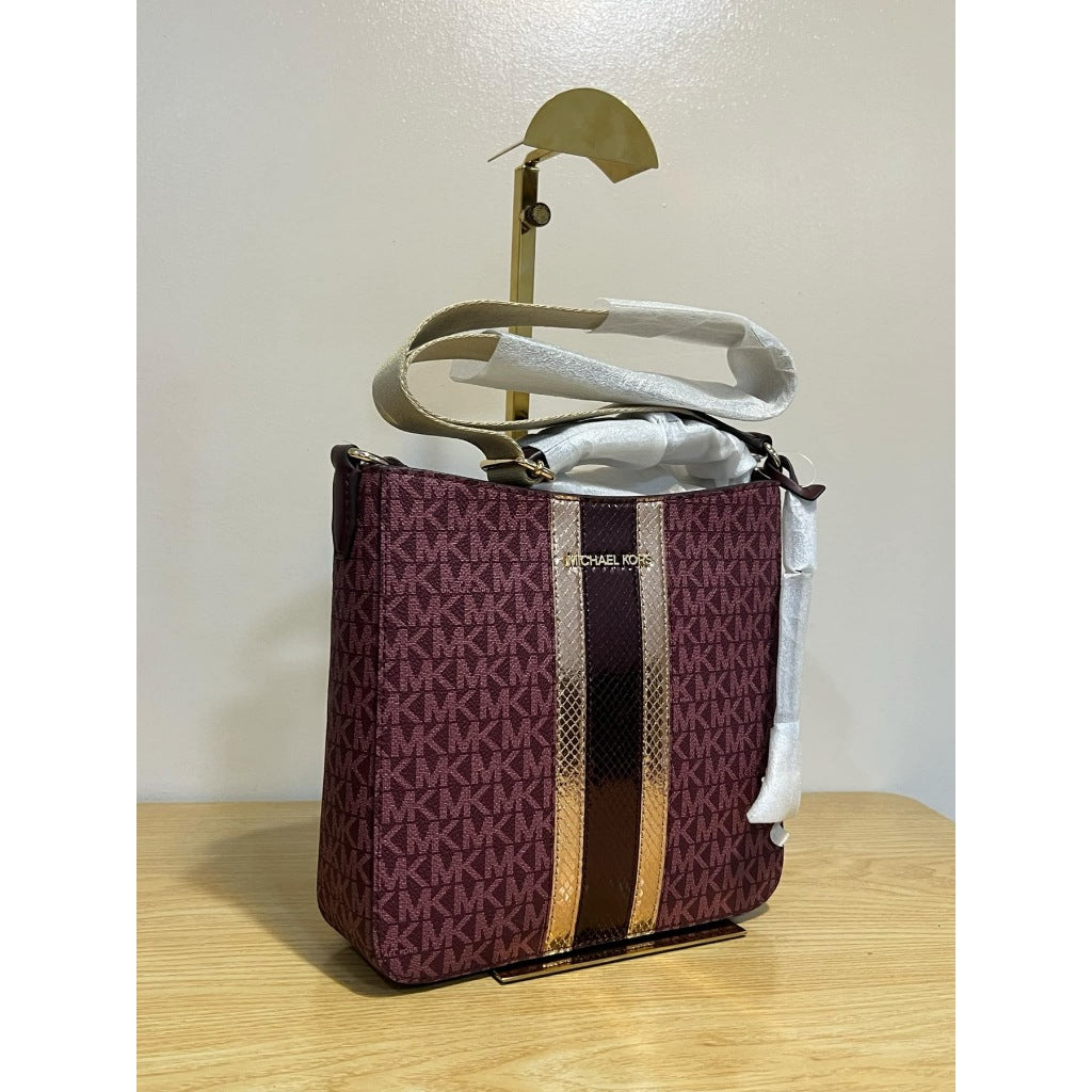 ORIG & IMPORTED MK Jet Set Travel Small Messenger Crossbody Bag in Rogue Sombre Pink