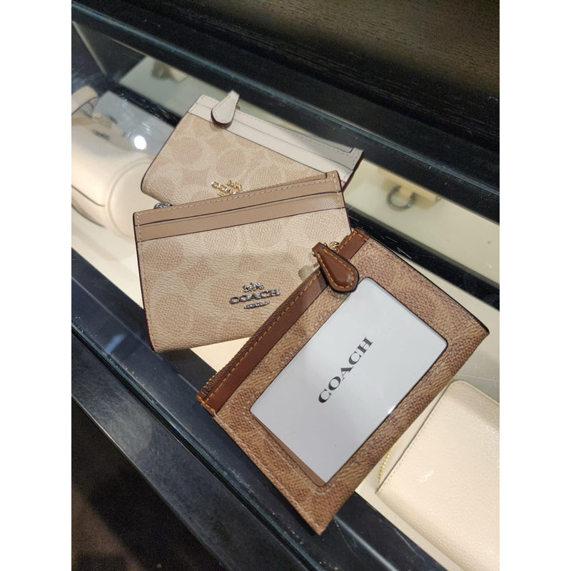 ORIG & IMPORTED Co@ch MINI SKINNY ID CASE CARD HOLDER SMALL WALLET - ORIG, US IMPORTED