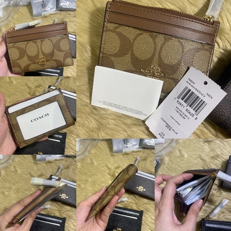 ORIG & IMPORTED Co@ch MINI SKINNY ID CASE CARD HOLDER SMALL WALLET - ORIG, US IMPORTED