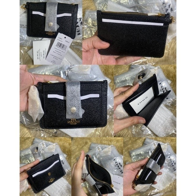 ORIG & IMPORTED CCH Attachment Card Case In Signature Canvas Card Holder Wallet