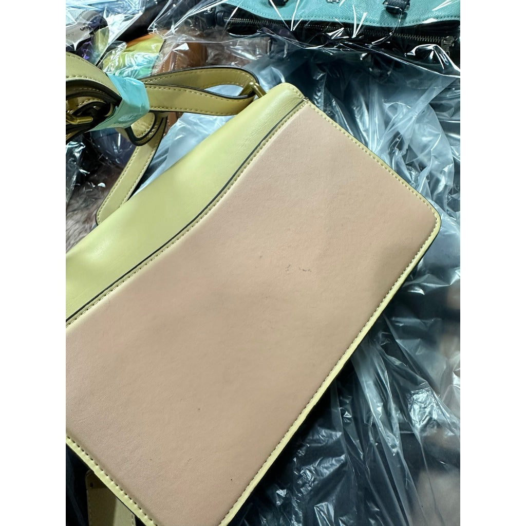 ORIG Preloved CCH Retail Bandit Shoulder Bag Yellow Colorblock