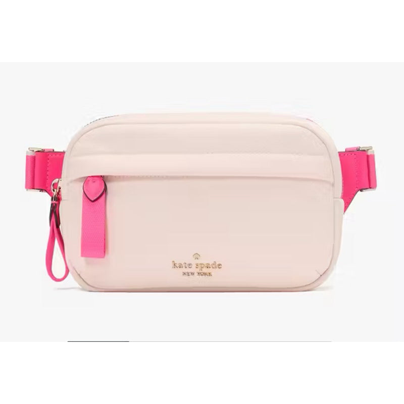 ORIG & IMPORTED KS Chelsea Nylon Small Belt Bag Black Beige Pink