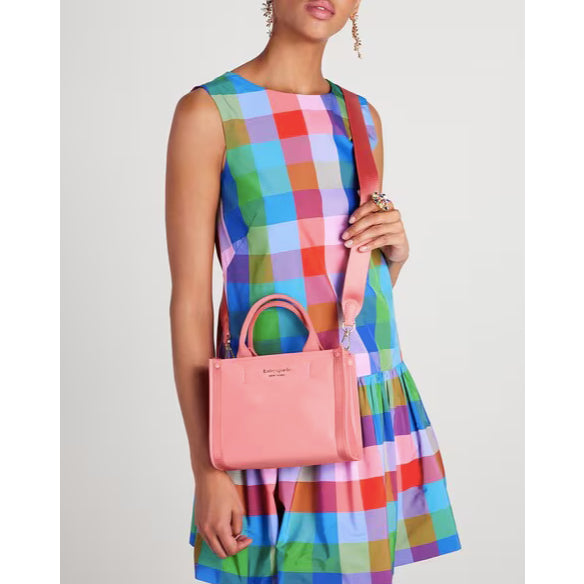 ORIG Preloved KS The Little Better Sam Nylon Mini Tote Pink Bag