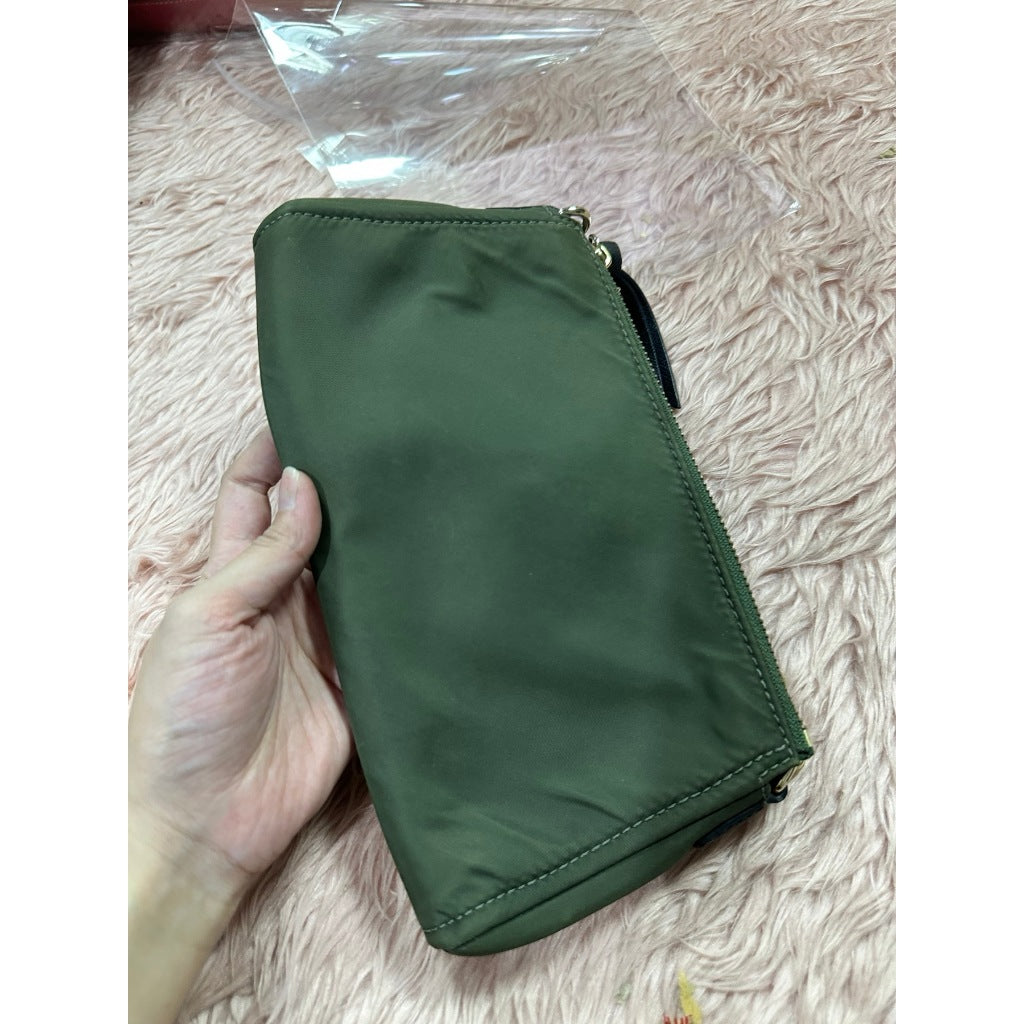 ORIG Preloved KS Wilson Road Jane Nylon Shoulder Bag Green
