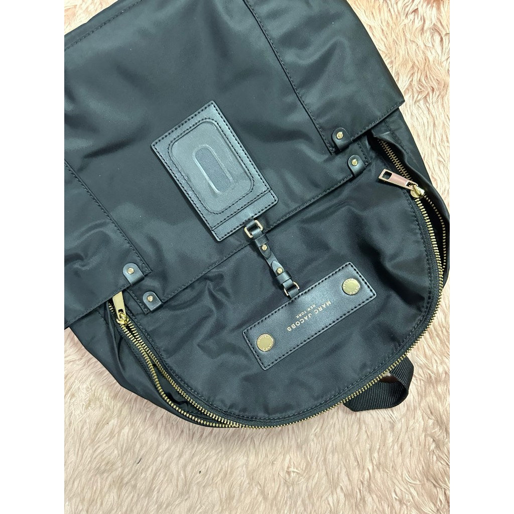 ORIG & IMPORTED Preloved MJ Preppy Nylon Backpack Bag Black