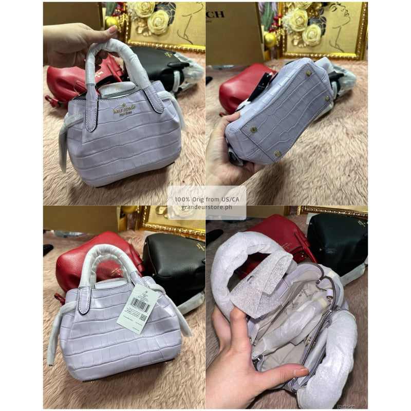 ORIG & IMPORTED KS Dumpling Mini Satchel Bag Black Red Lilac Sand Beige Grey