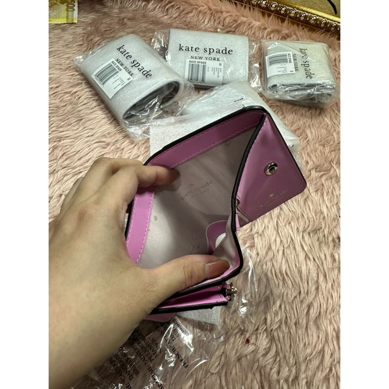 ORIG & IMPORTED KS Lena Small Bifold Wallet in Black Brown Pink Green Red