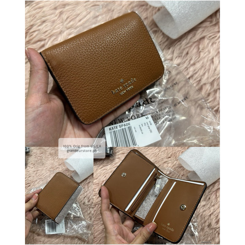 ORIG & IMPORTED KS Lena Small Bifold Wallet in Black Brown Pink Green Red