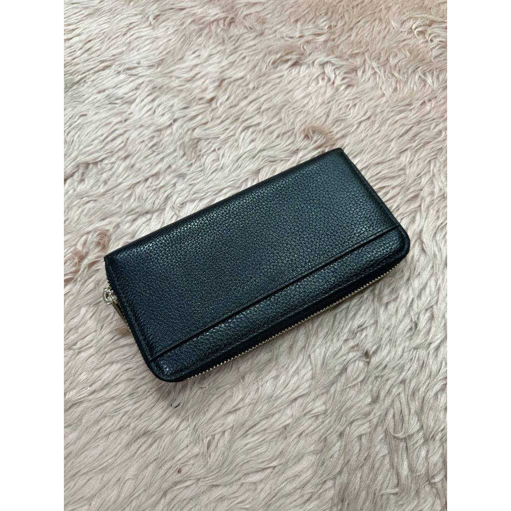 ORIG & IMPORTED KS Leila Large Long Continental Wallet Black