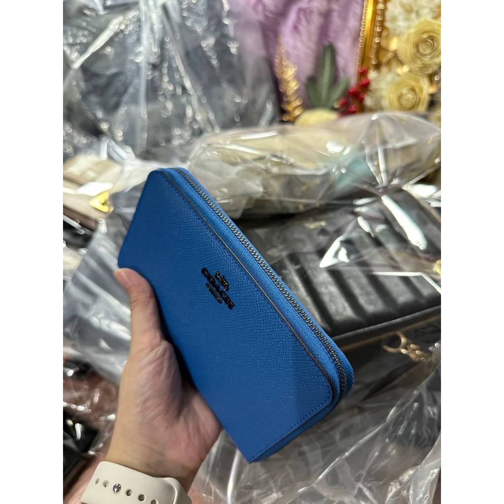 ORIG & IMPORTED CCH Medium Zip Around Wallet Blue