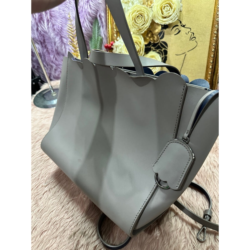 ORIG & IMPORTED Preloved KS Magnolia Street Mina Large Tote Gray Bag
