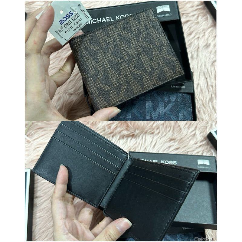 ORIG & IMPORTED MK Slim Bifold Wallet for Men