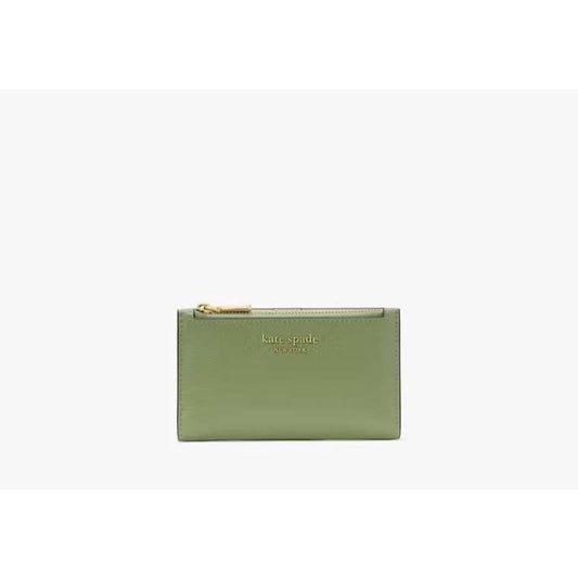 ORIG & IMPORTED KS Morgan Small Slim Bifold Wallet Green
