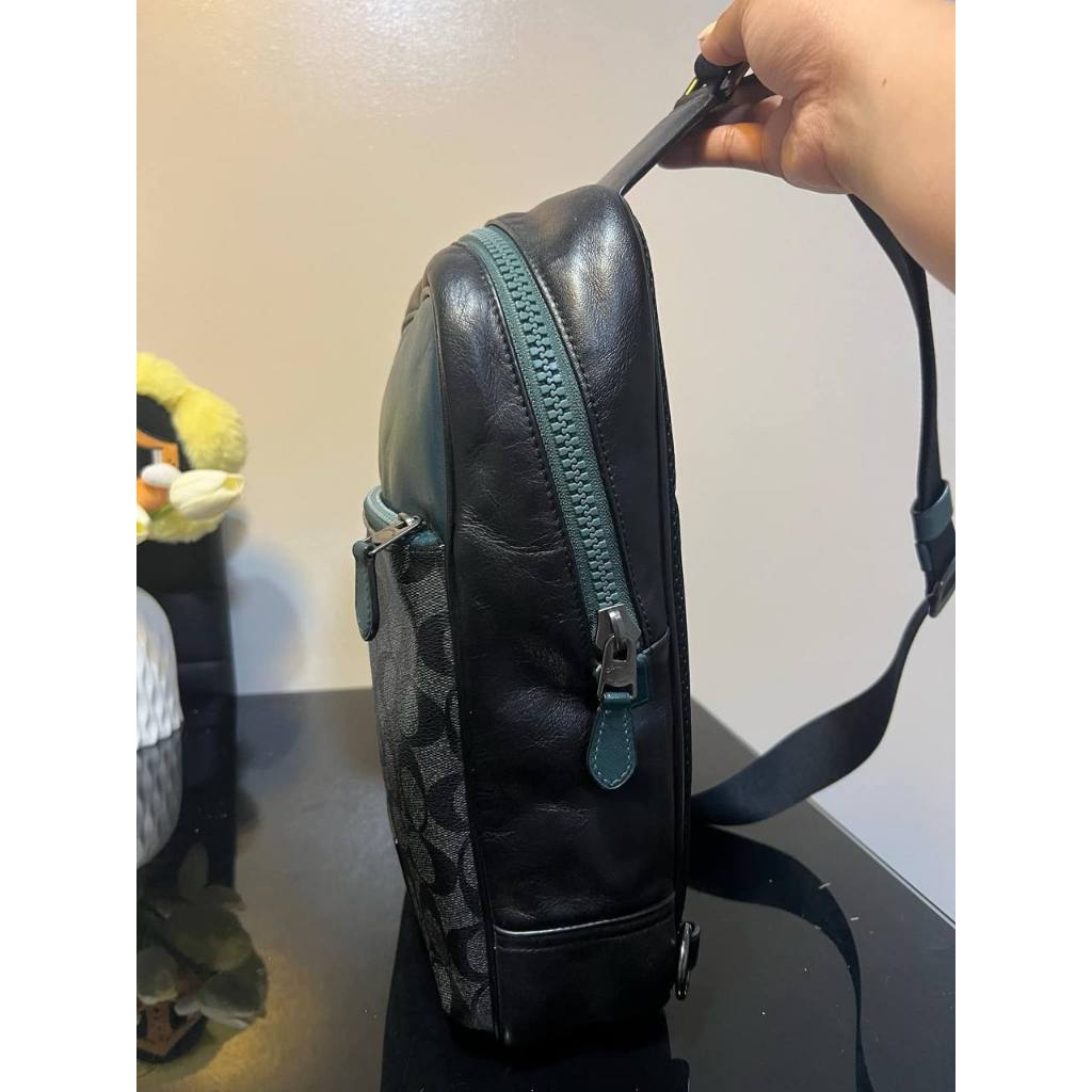 ORIG Preloved CCH Westway Pack In Colorblock Signature Canvas