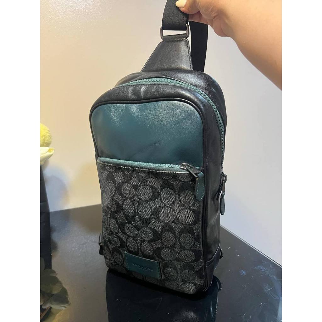 ORIG Preloved CCH Westway Pack In Colorblock Signature Canvas