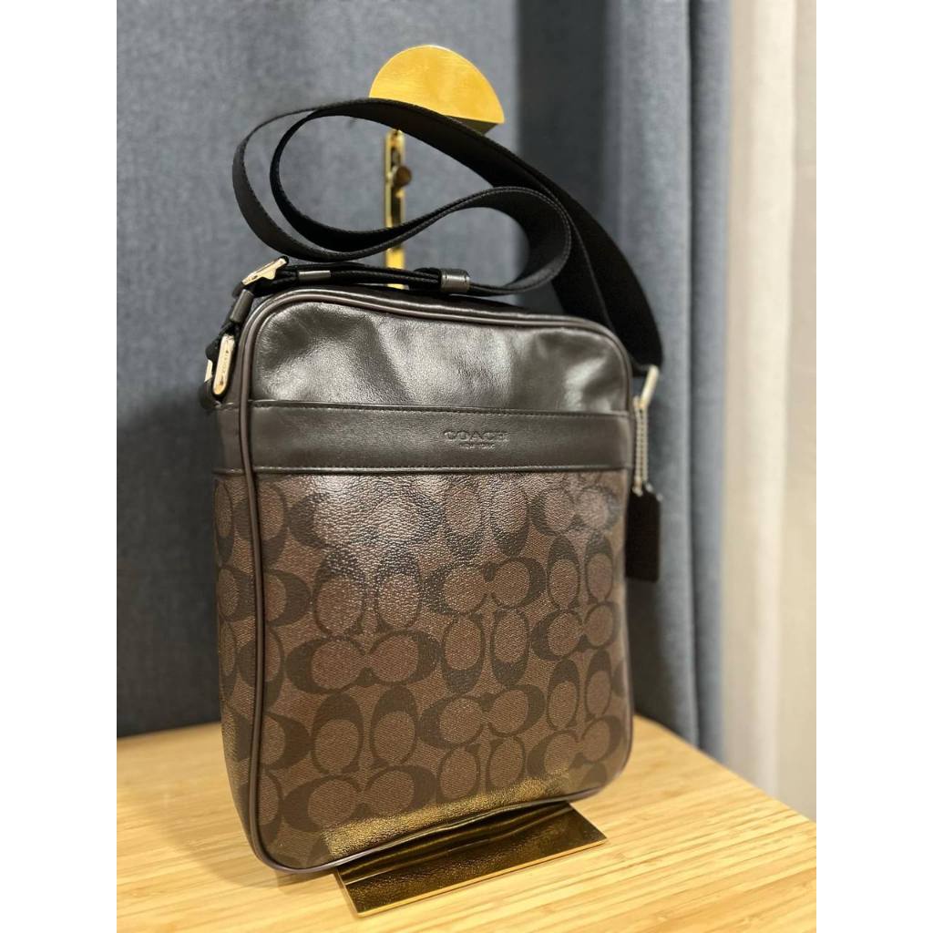 ORIG & IMPORTED RARE CCH Charles Flight Men Bag Brown