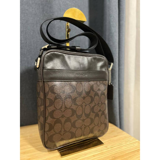 ORIG & IMPORTED RARE CCH Charles Flight Men Bag Brown