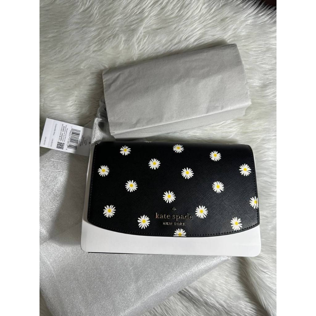 ORIG & IMPORORIG & IMPORTED KS Carson Convertible Crossbody Bag Black Floral