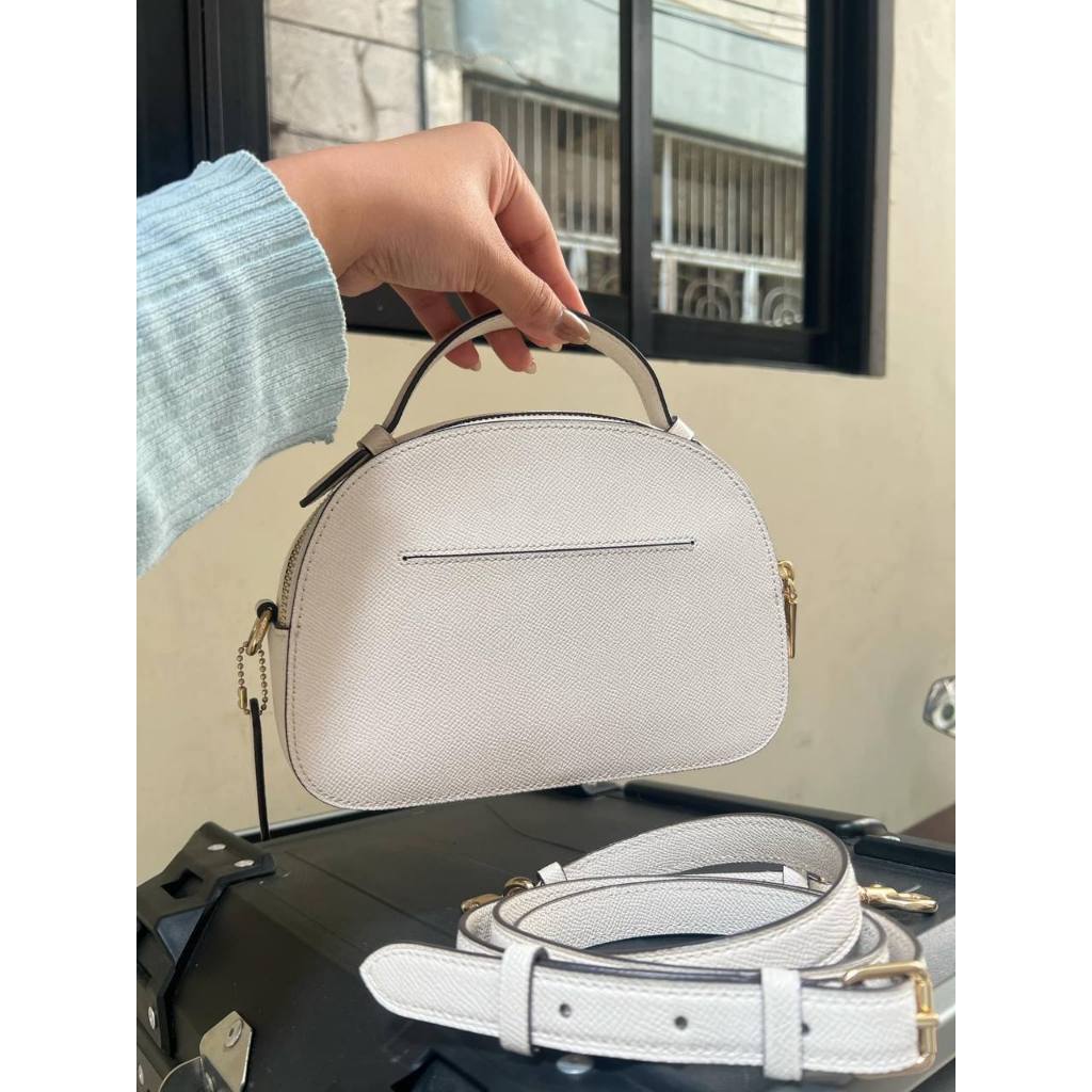ORIG Preloved CCH RARE Serena Satchel White Chalk Bag