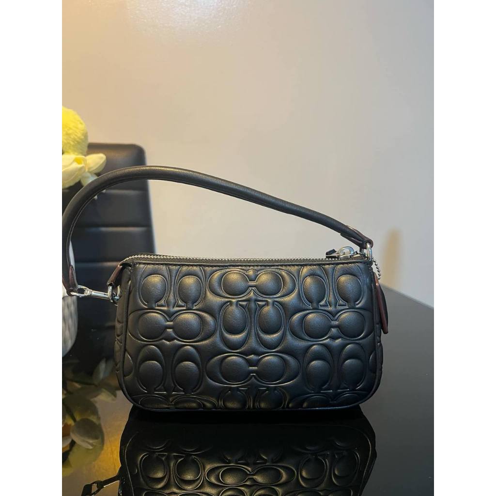 ORIG Preloved CCH Nolita 19 In Signature Leather Black Small Bag