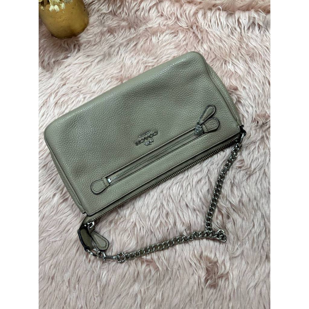 ORIG Preloved CCH Nolita Wristlet 24 Small Beige Shoulder Bag