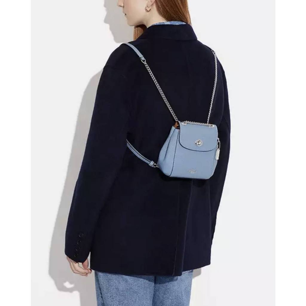 ORIG & IMPORTED CCH Convertible Mini Backpack Blue Small Bag