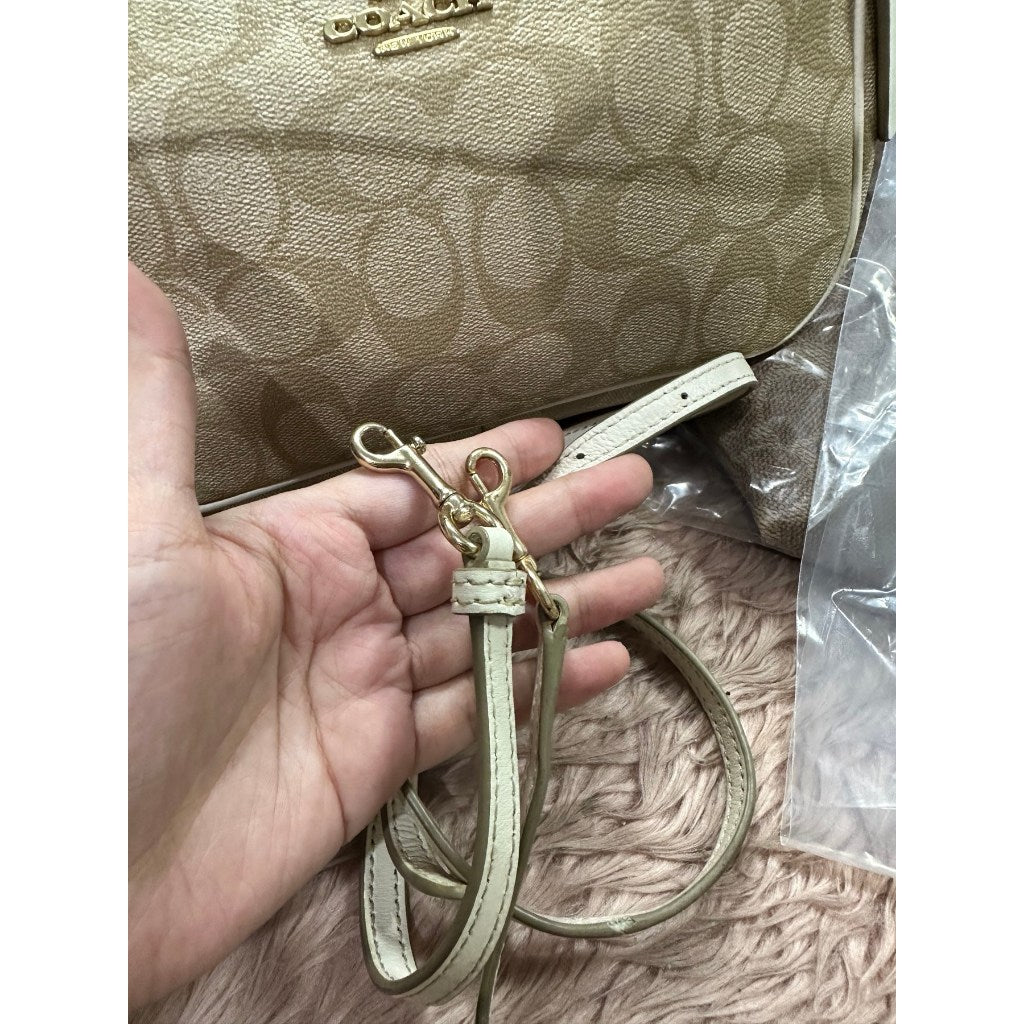 ORIG Preloved CCH Nolita 19 Top Handle Shoulder Bag Light Khaki