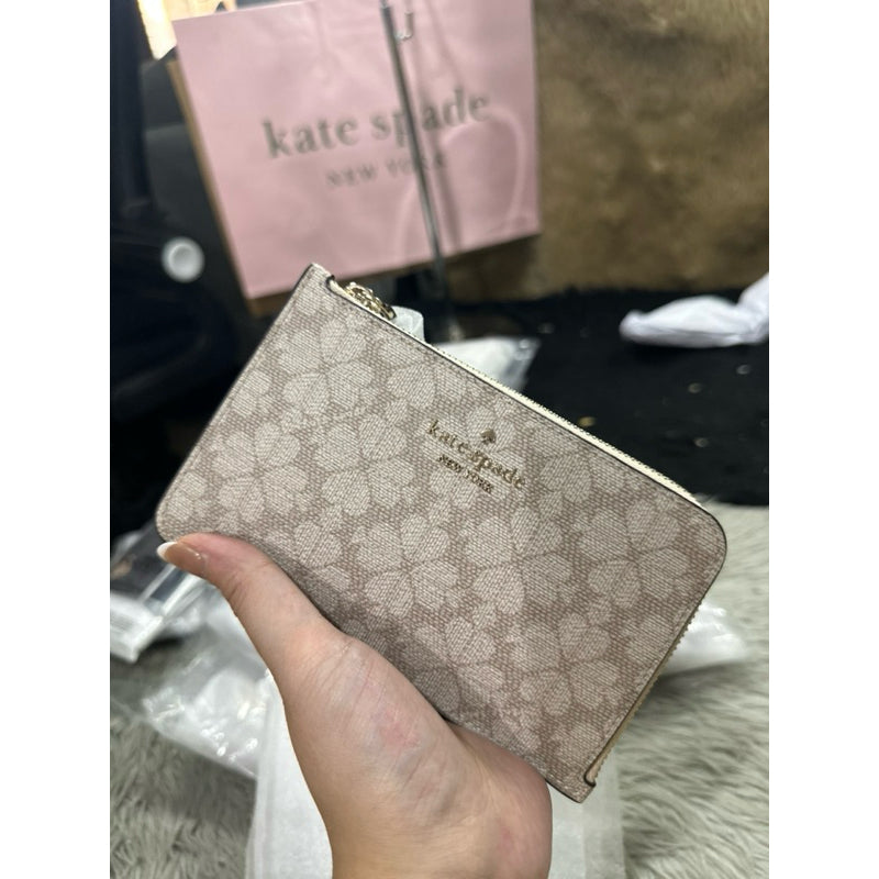 ORIG & IMPORTED KS Lucy Small & Medium L-zip Wristlet Wallet