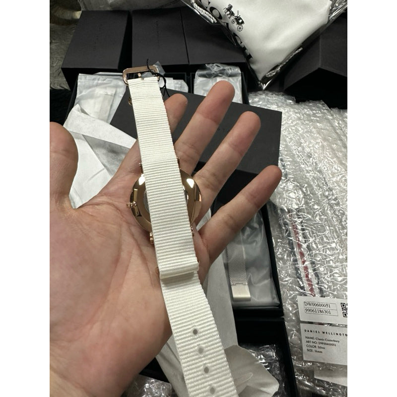 ORIG & IMPORTED Daniel Wellington Classic Dover Women's White Watch DW00600309