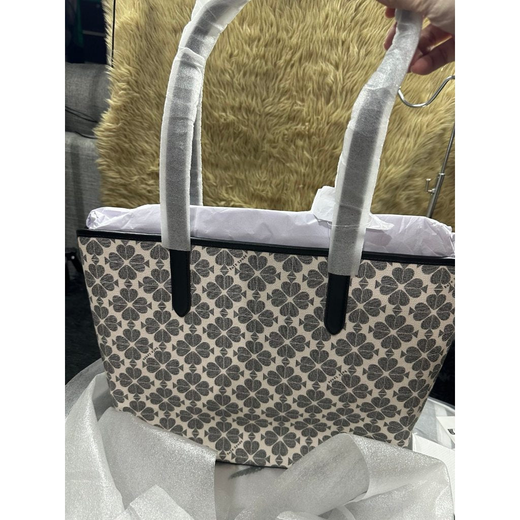 ORIG & IMPORTED KS Signature Spade Flower Large Tote Bag