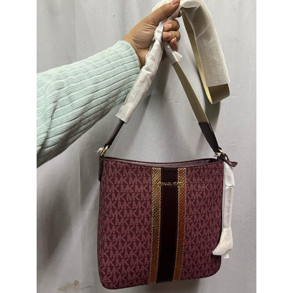 ORIG & IMPORTED MK Jet Set Travel Small Messenger Crossbody Bag in Rogue Sombre Pink