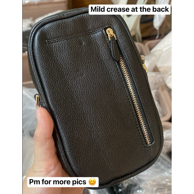 ORIG & IMPORTED KS rosie north south phone crossbody black/brown bag