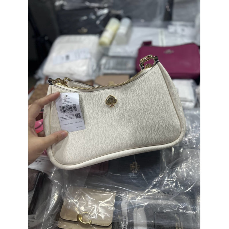 ORIG & IMPORTED KS Kayla Small Convertible Shoulder Bag White black brown red