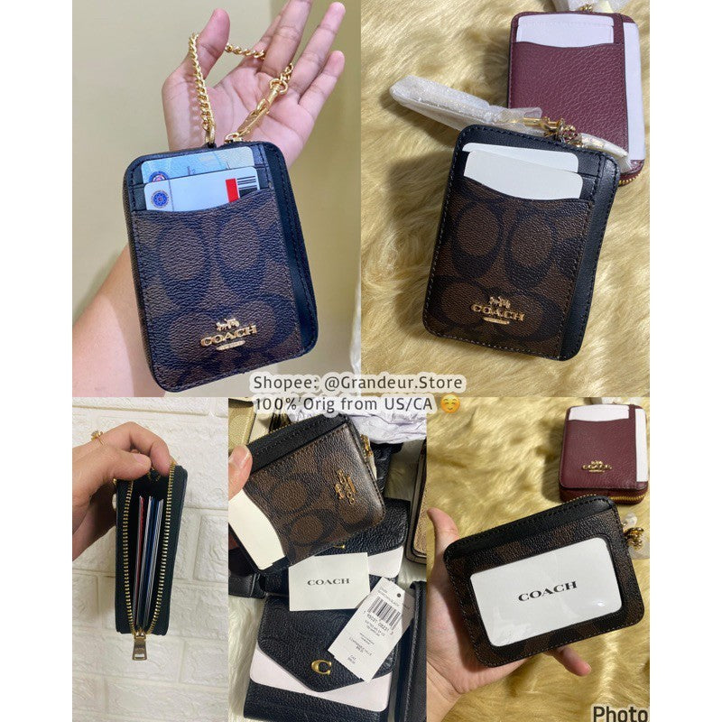 ORIG/IMPORTED ❤️ CCH ZIP CARD CASE WALLET COIN PURSE