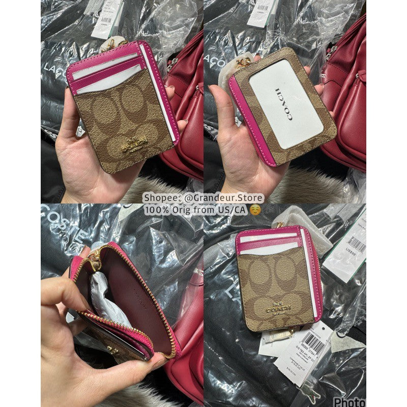 ORIG/IMPORTED ❤️ CCH ZIP CARD CASE WALLET COIN PURSE