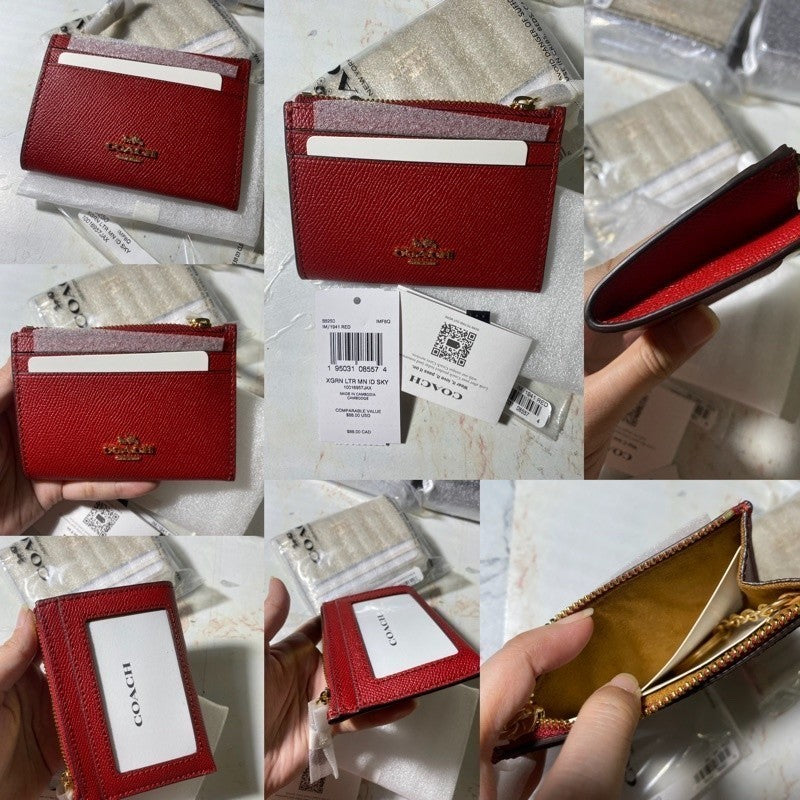 ORIG & IMPORTED Co@ch MINI SKINNY ID CASE CARD HOLDER SMALL WALLET - ORIG, US IMPORTED