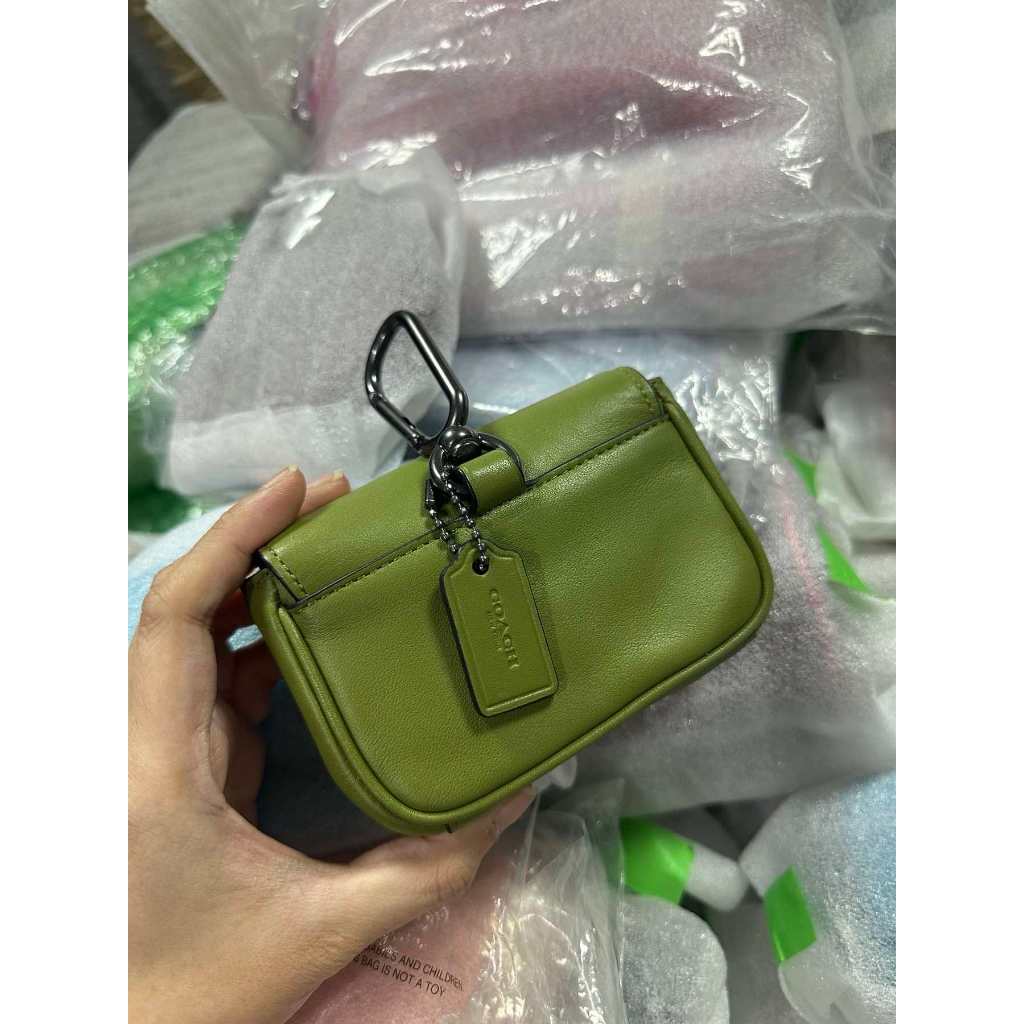 ORIG & IMPORTED CCH Micro Track Bag Key Fob Keychain Green