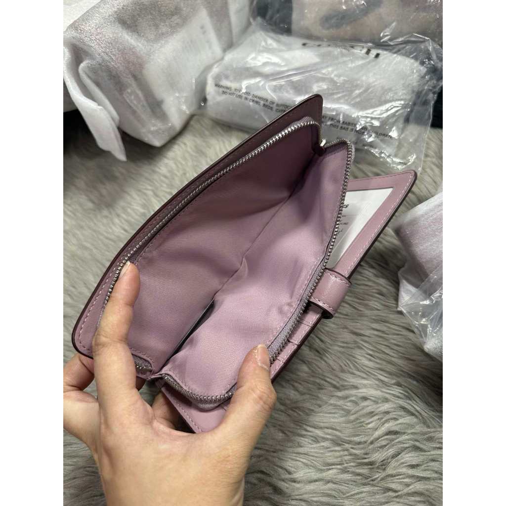 ORIG & IMPORTED CCH Retail Essential Slim Long Wallet Green/Lilac
