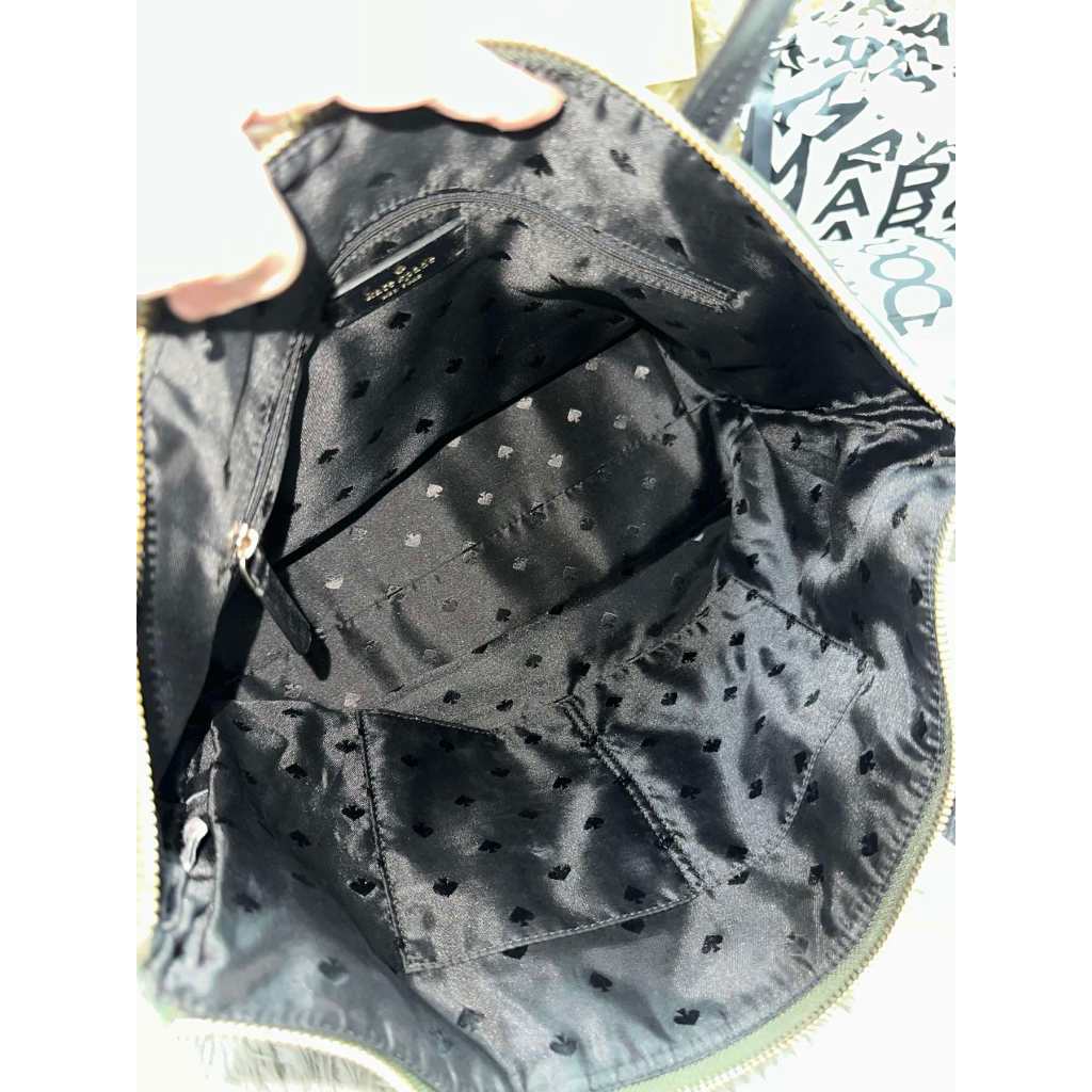 ORIG Preloved KS Wilson Road Margareta Nylon Green Tote Bag
