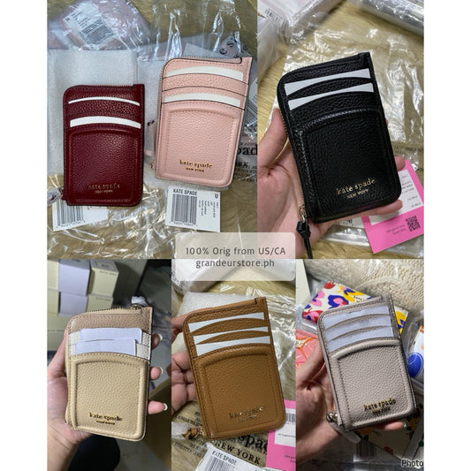 ORIG & IMPORTED KS Retail Knott Zip Cardholder Card Wallet